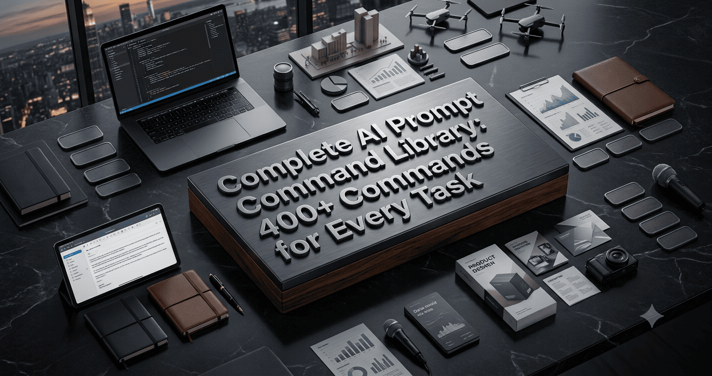 Complete AI Prompt Command Library: 400+ Commands for Every Task