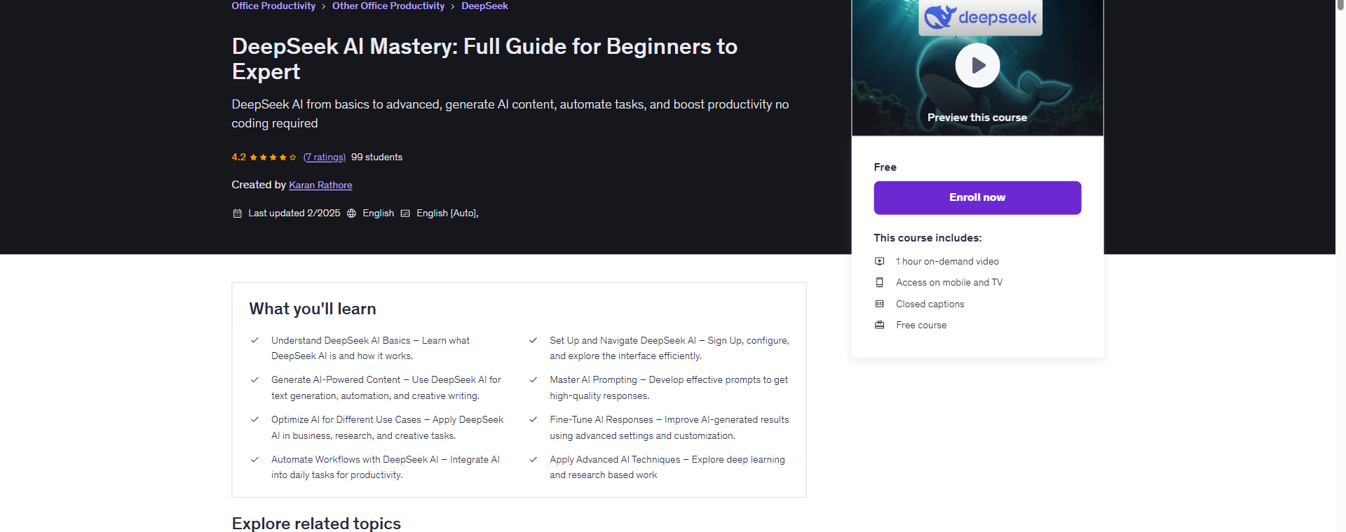 DeepSeek AI Mastery: Full Guide for Beginners to Expert