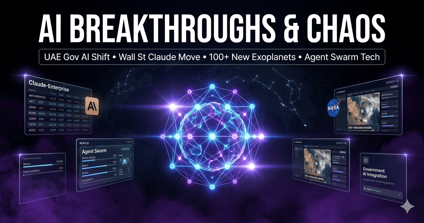 AI Innovation: From Gov Integration to Space Discovery