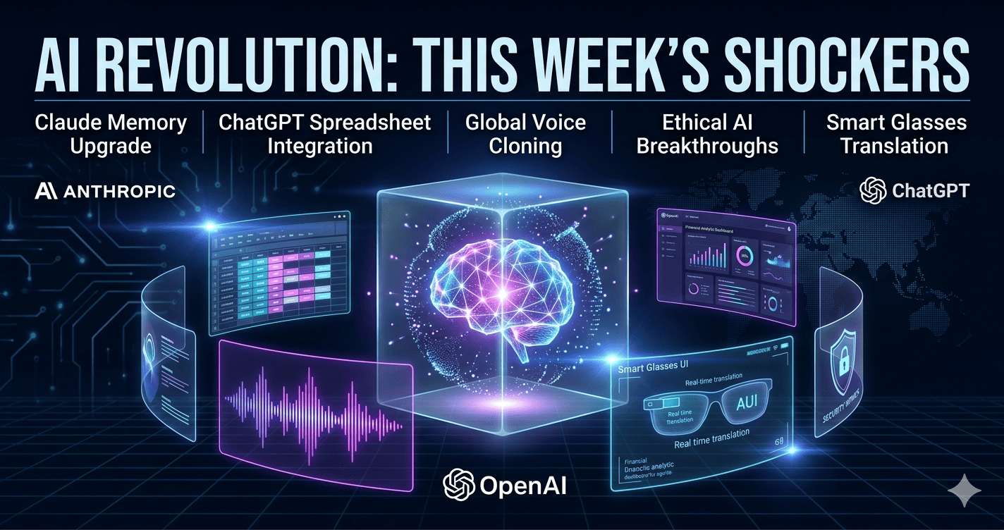 New AI Tools and Upgrades for Productivity & Creativity