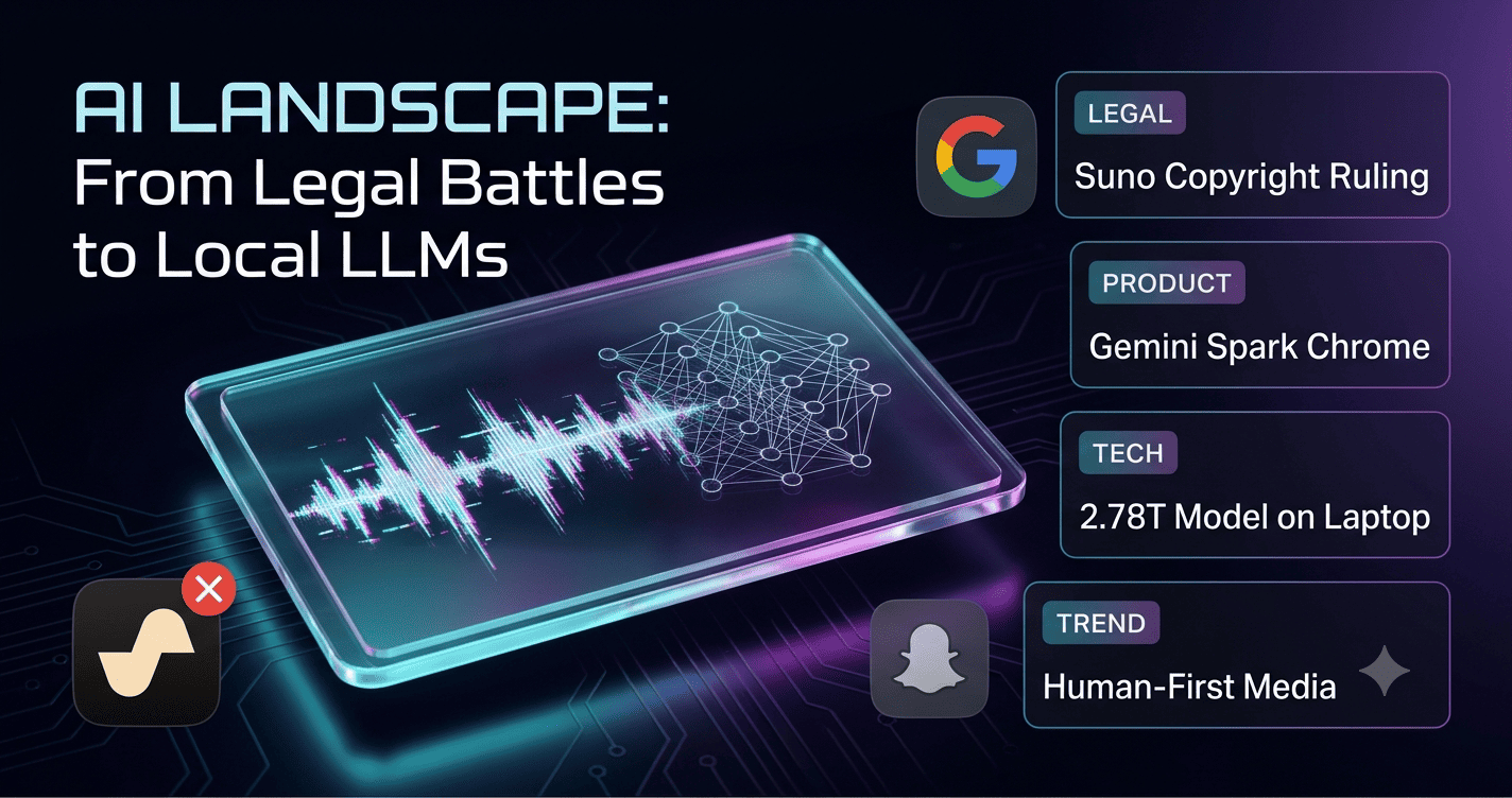 Daily AI Digest: Legal Battles, Innovation and New Tools