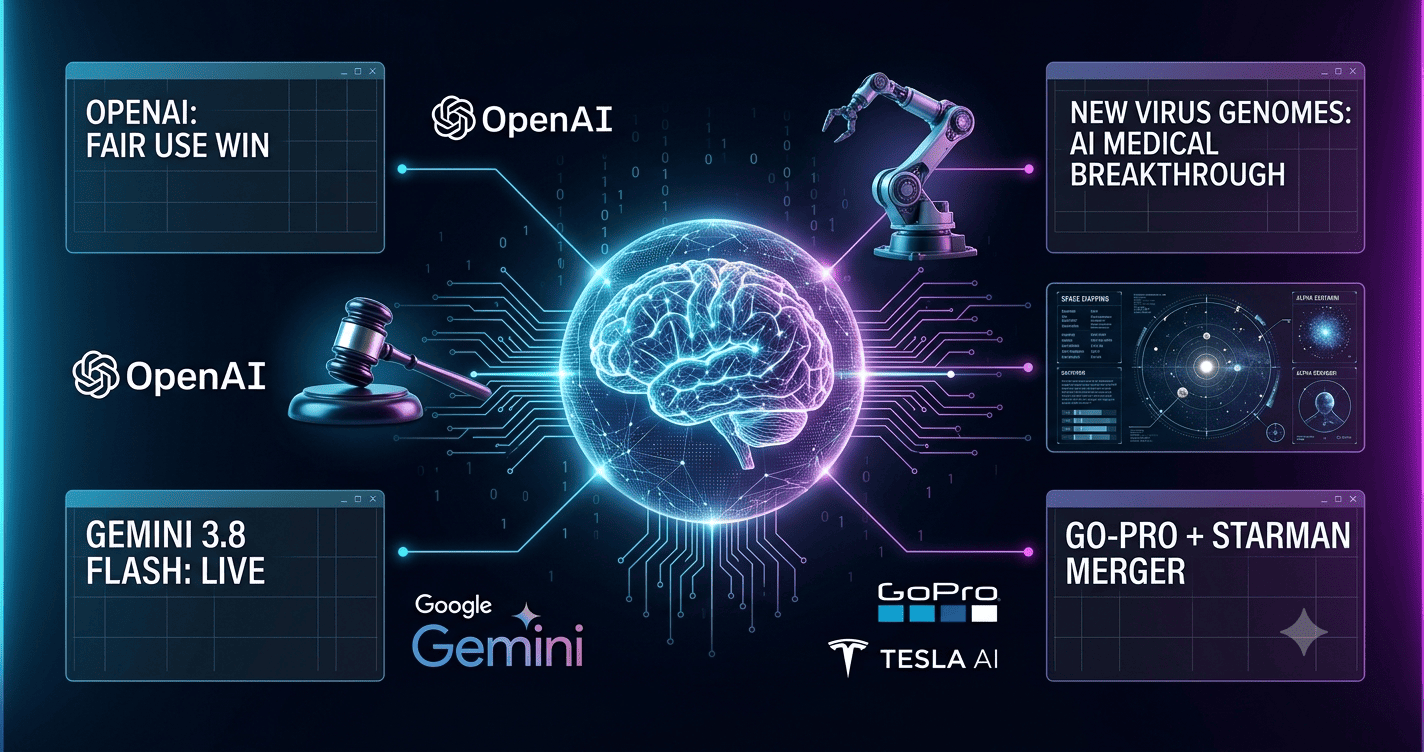 AI Innovation: Legal Wins, New Models & Future Tech