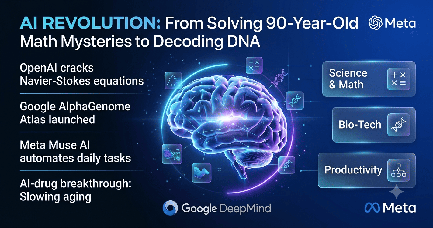 AI Breakthroughs: From Solving Math to Genomic Mapping