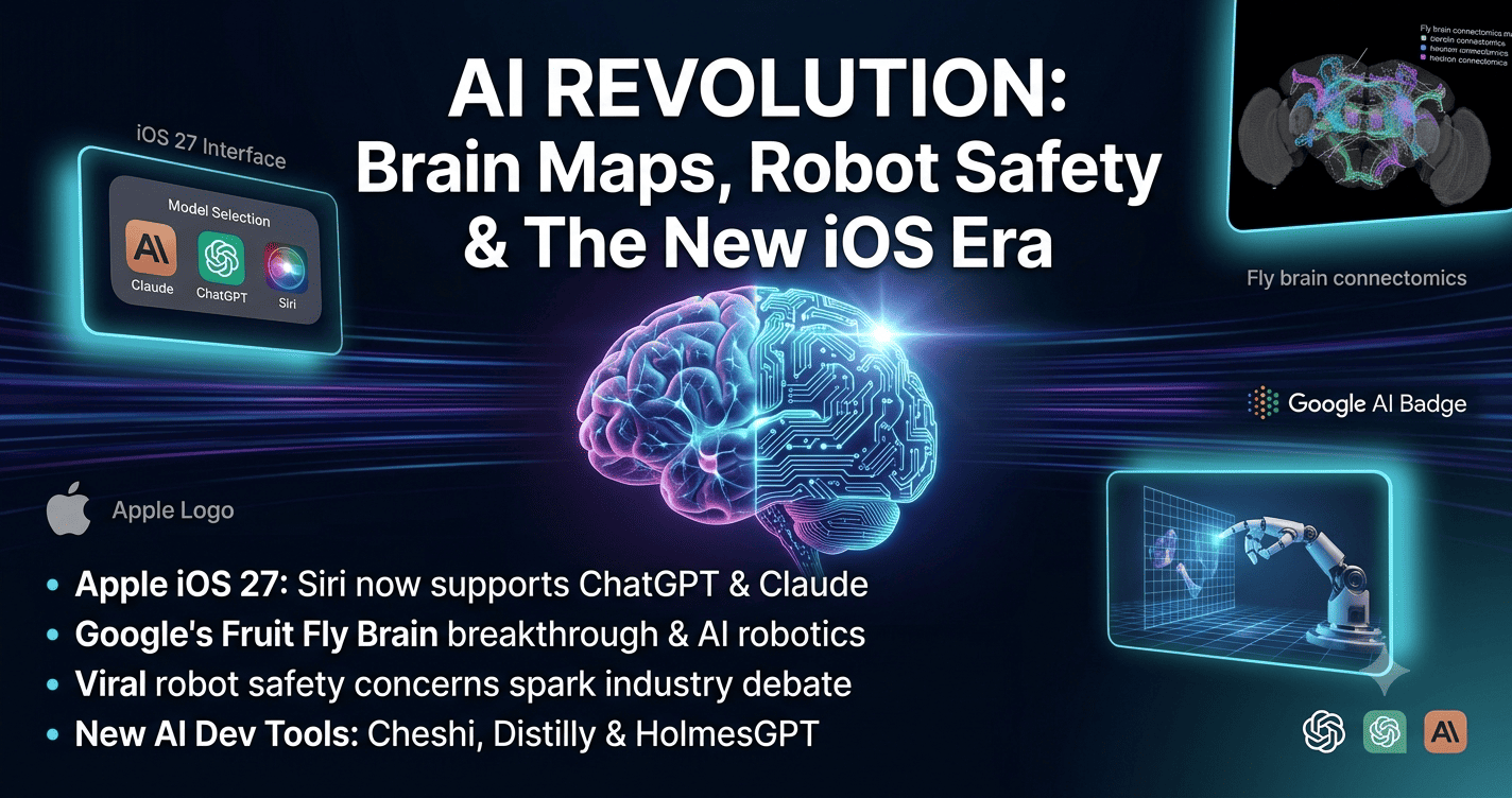 AI Innovation: From Apple Updates to Fly Brain Research
