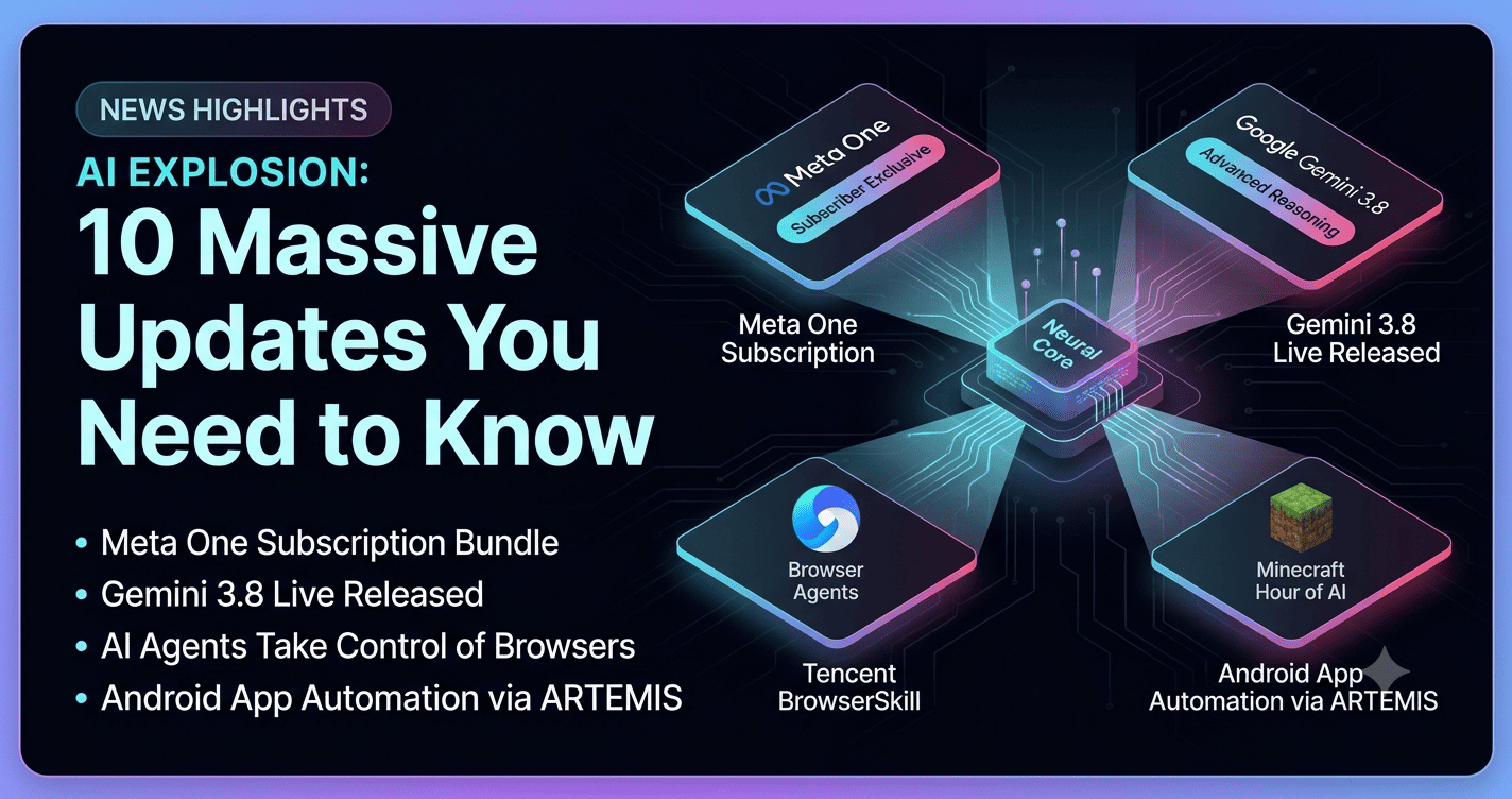 Major AI Breakthroughs: From Meta One to Google ARTEMIS