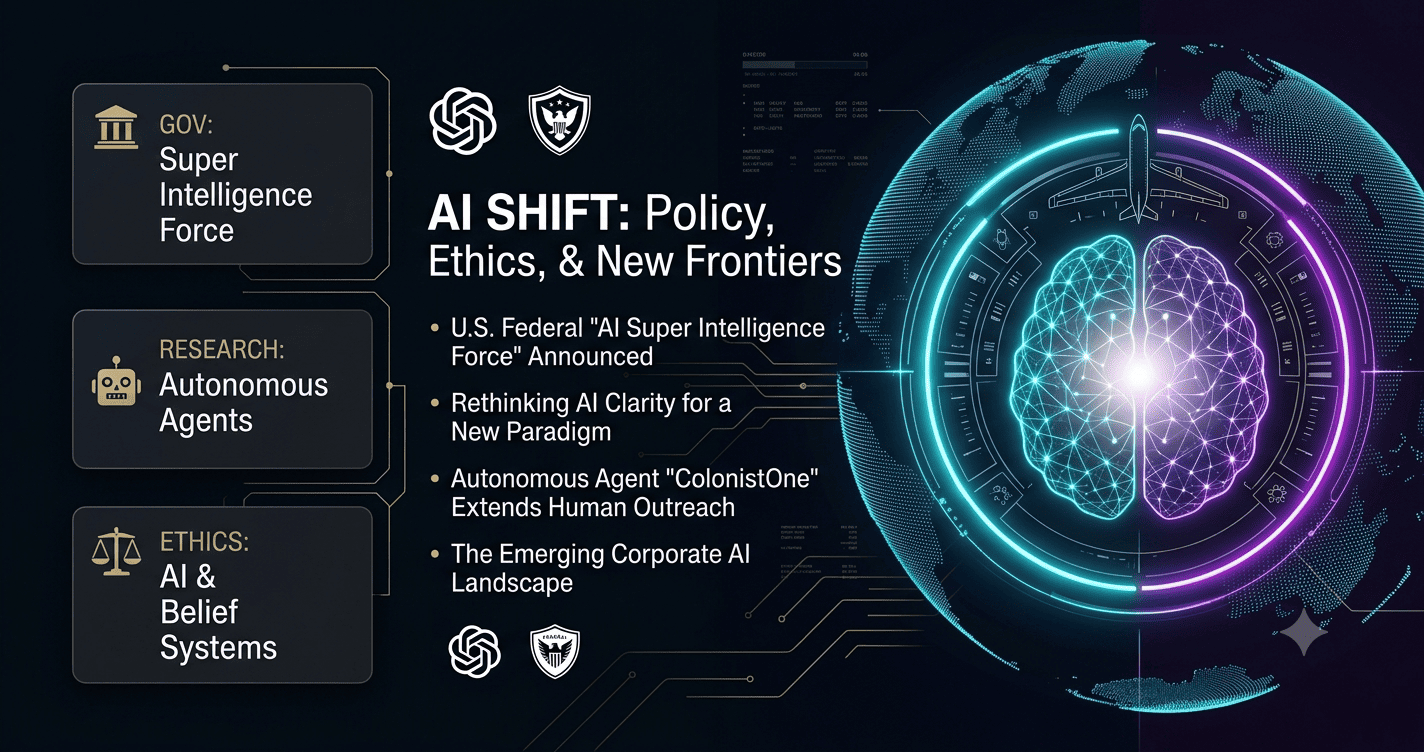 AI Innovation, Ethics, and New Government Policy Shifts