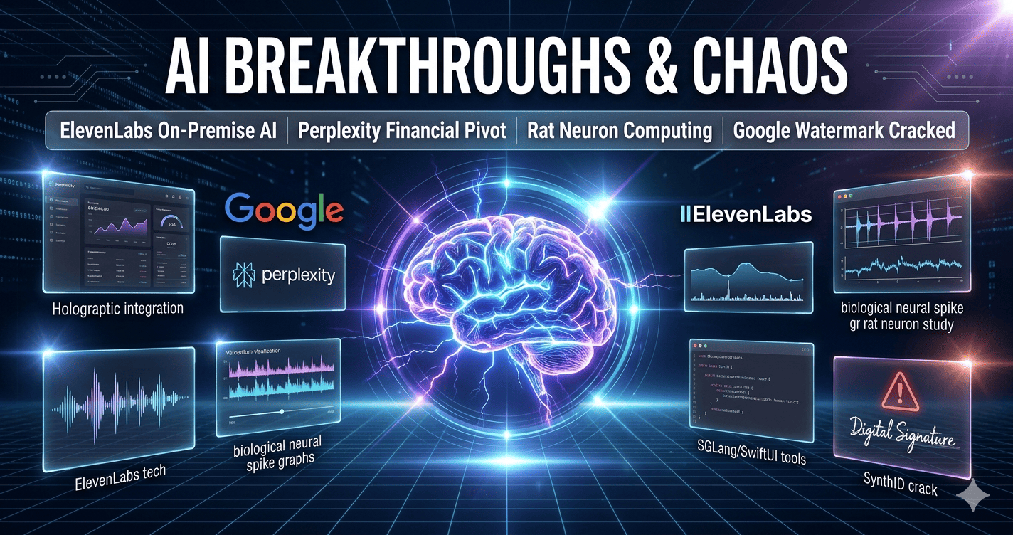Latest AI Breakthroughs: From Bio-Computing to Pro Tools