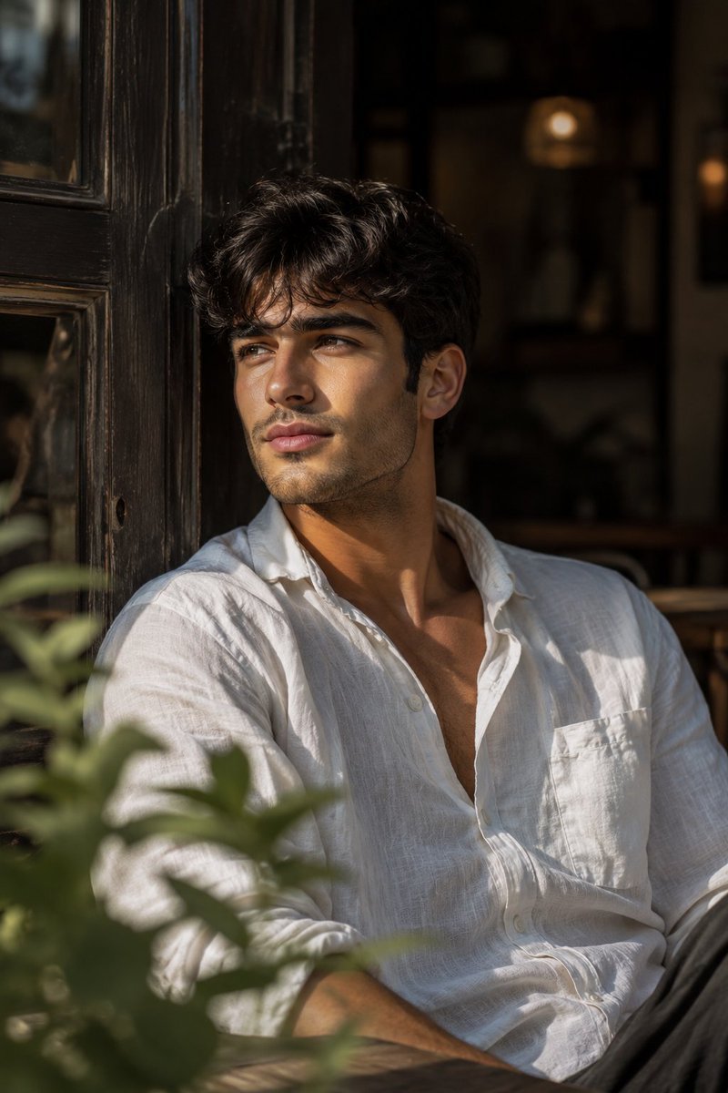 Cinematic Portrait of Young Man