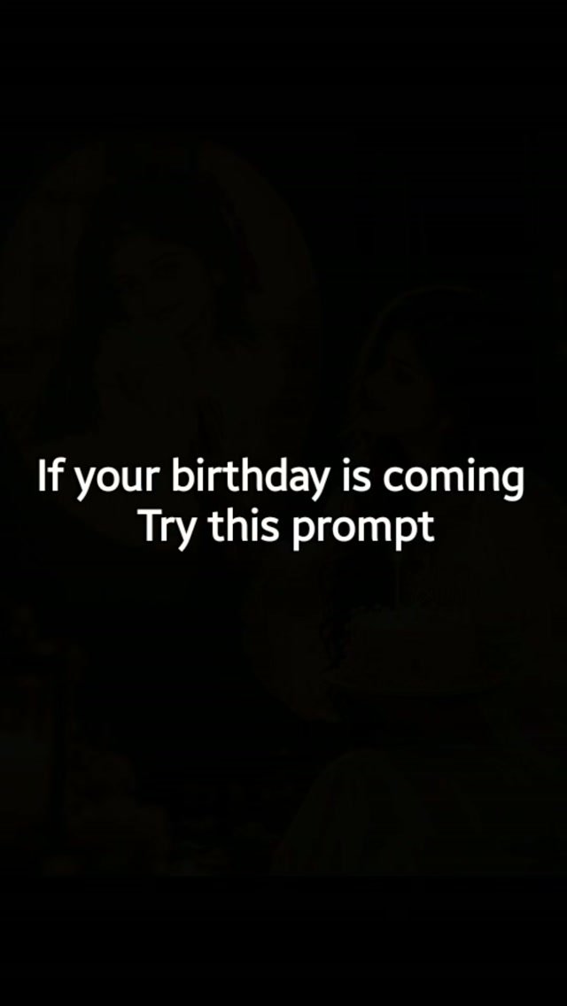 Birthday Girl AI Prompt preview