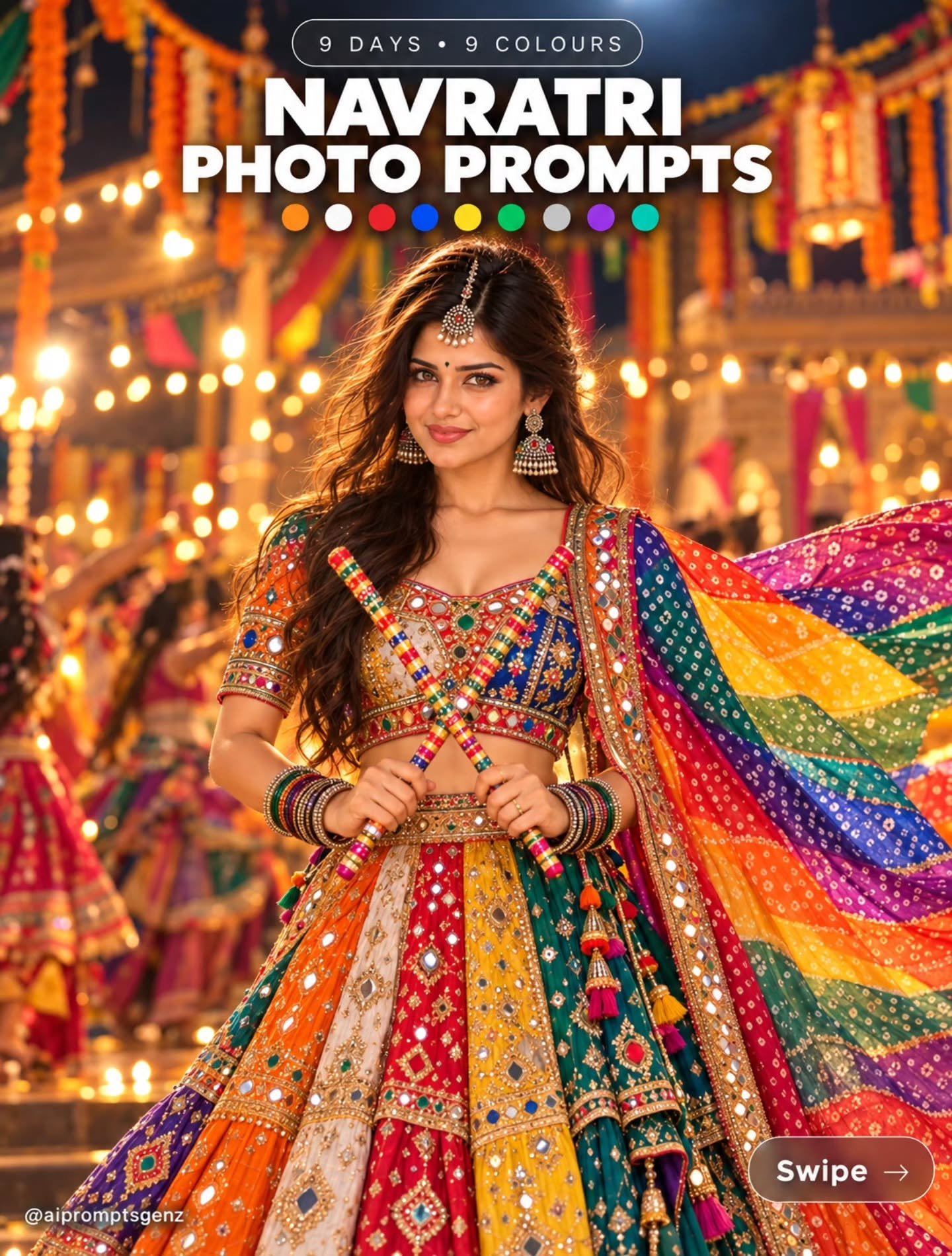 Navratri Fashion Prompts preview