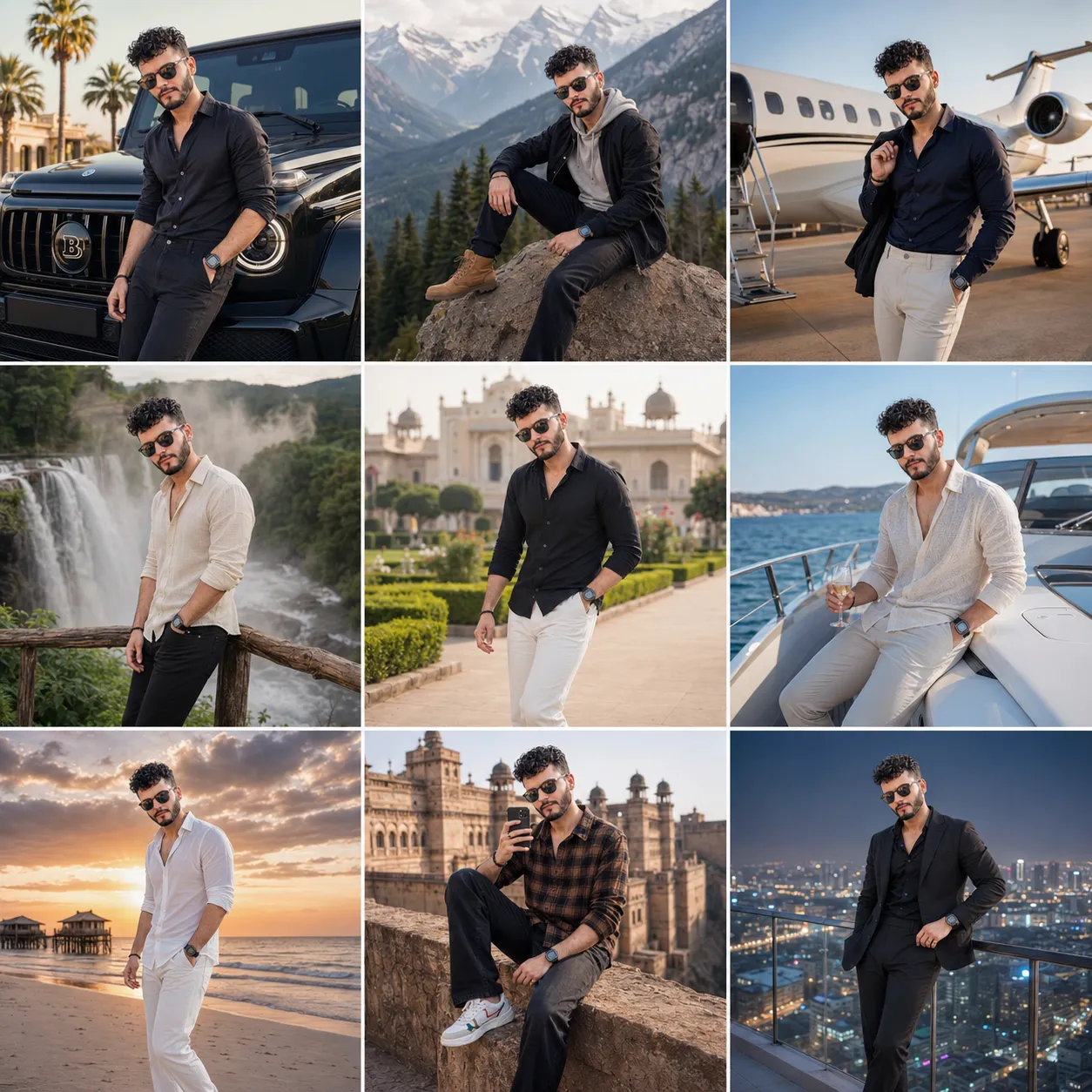 Indian Man Luxury Collage preview