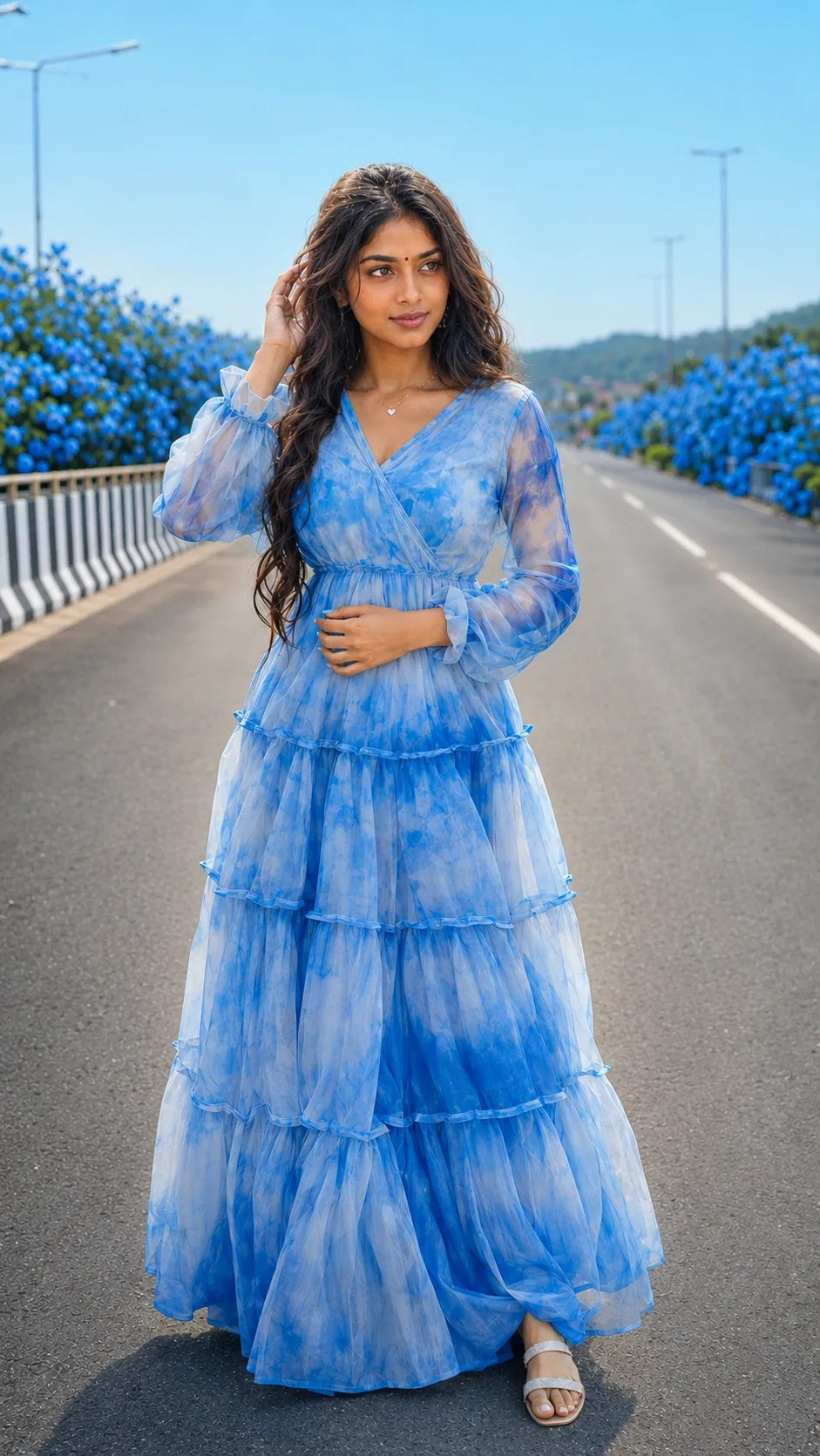 Girl in Tie-Dye Gown preview