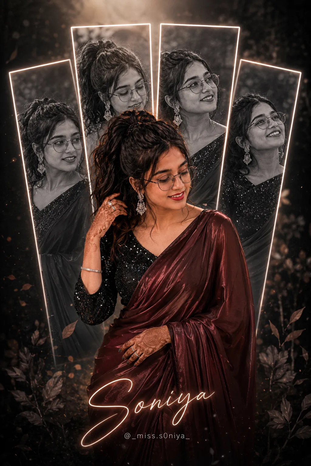 Cinematic Indian Woman Poster preview