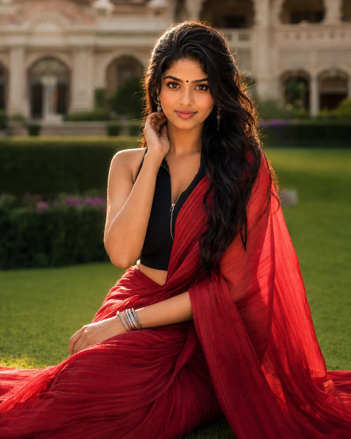 Fashion Portrait Palace Garden preview