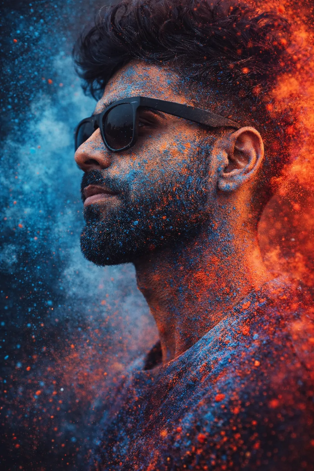 Vibrant Powder Cinematic Portrait preview