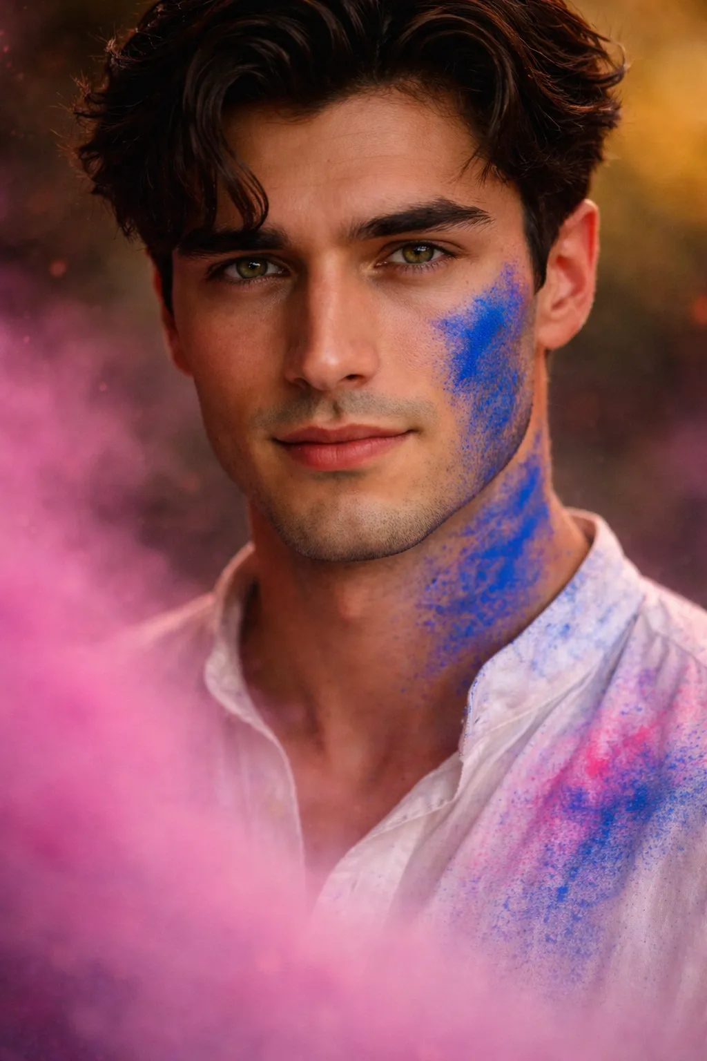 Energetic Holi Celebration Jump preview