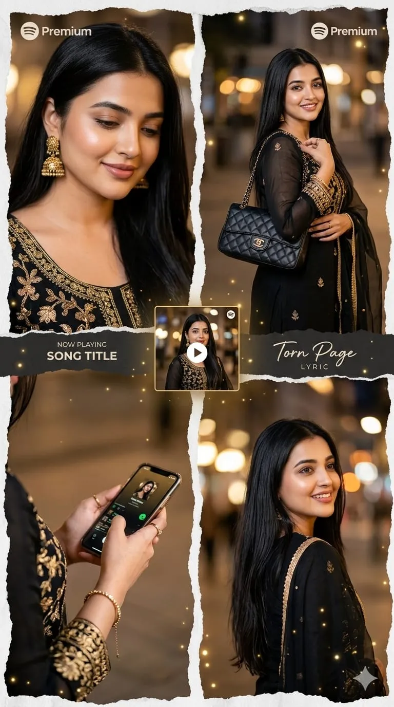 South Asian Girl Portrait Collage preview