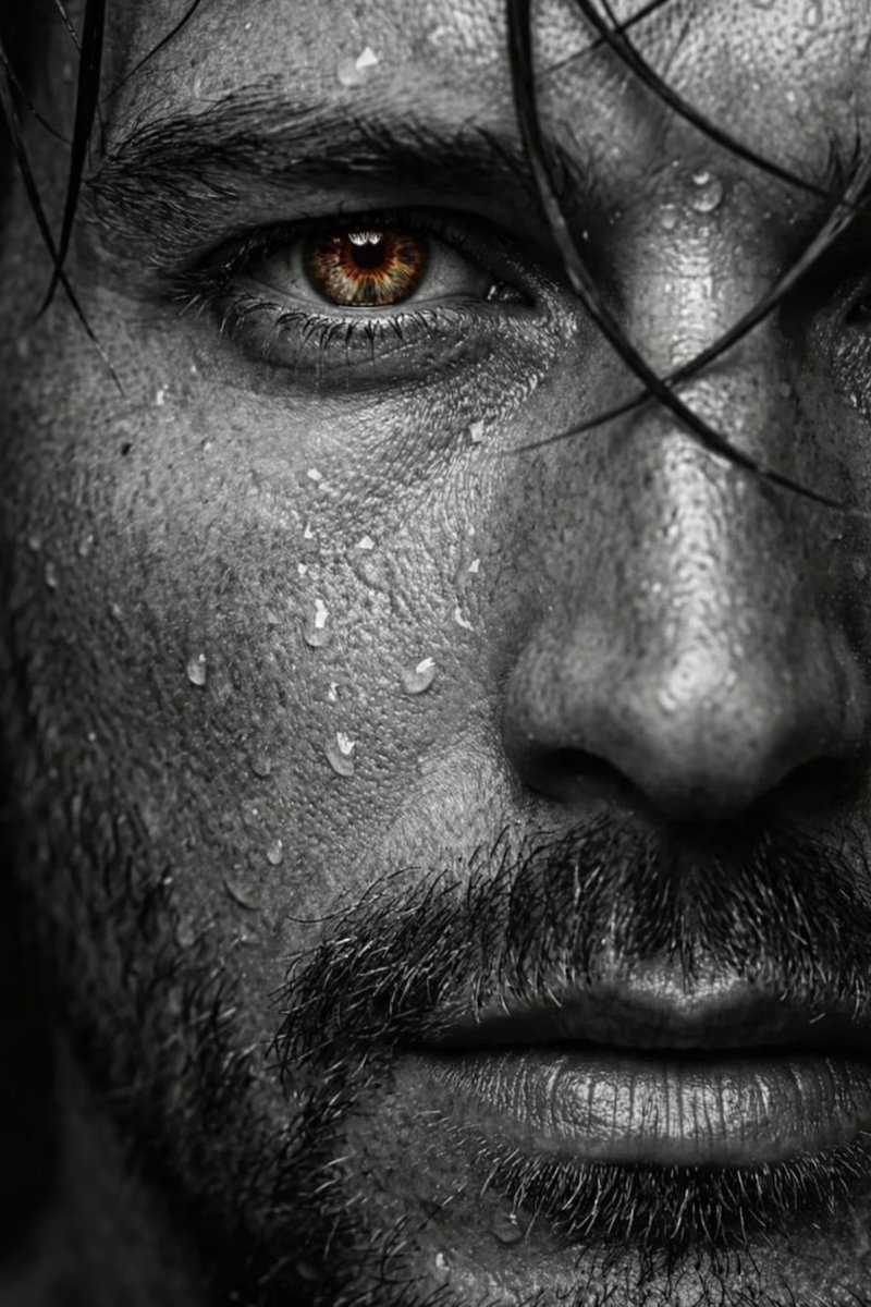 Cinematic Rain Portrait preview