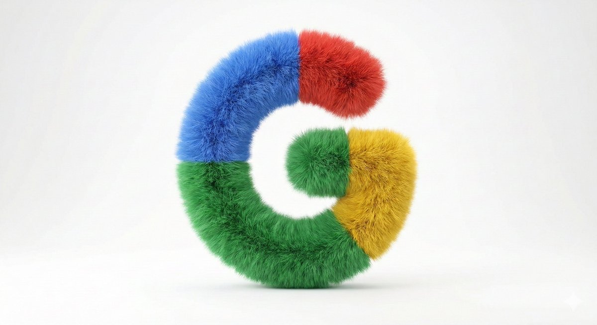 Fluffy Fur 3D Logo Render preview