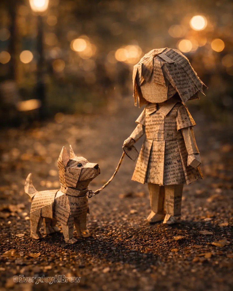 Origami Girls in Rain preview