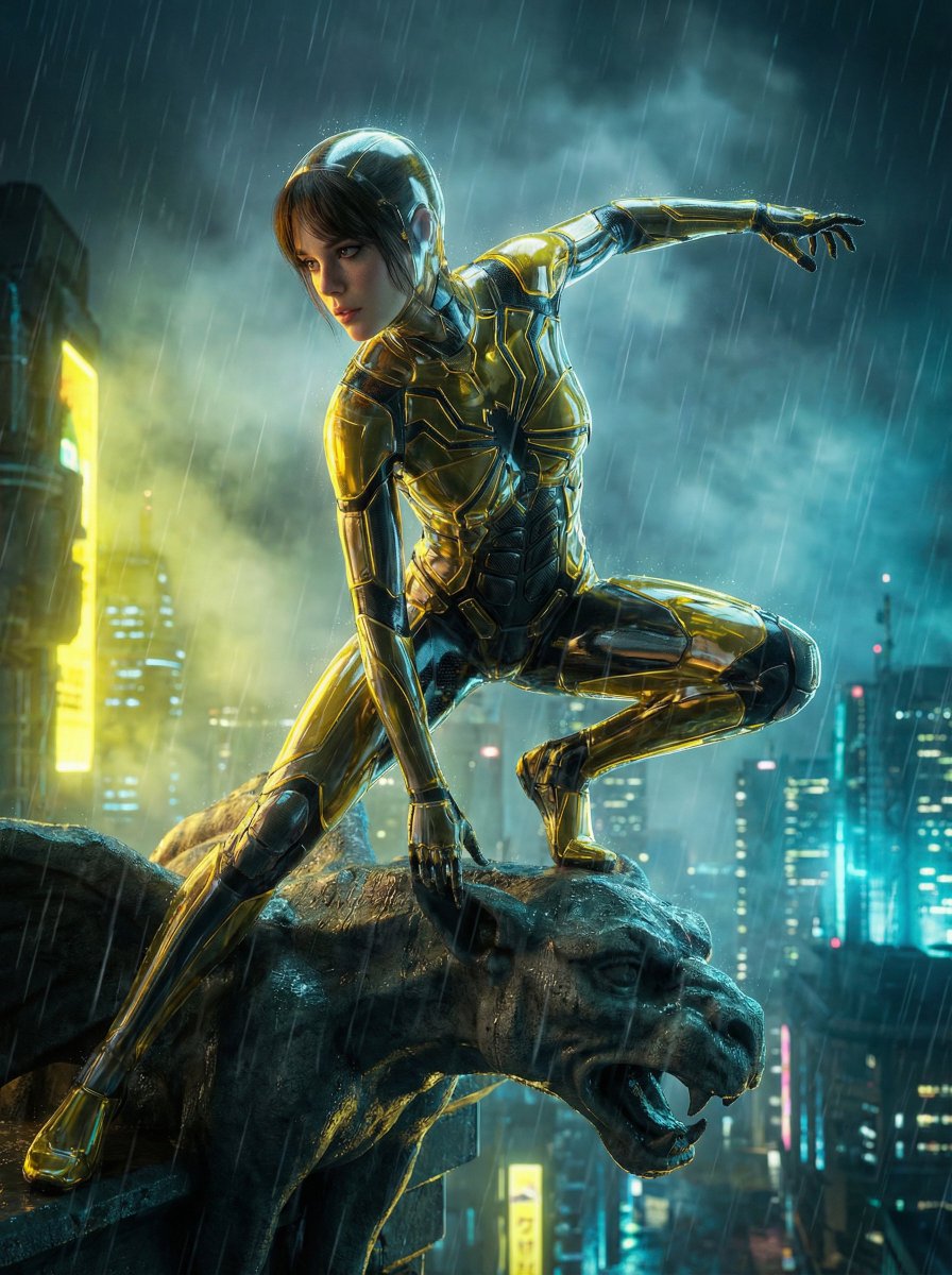 Neo-Tokyo Spider Suit Portrait preview