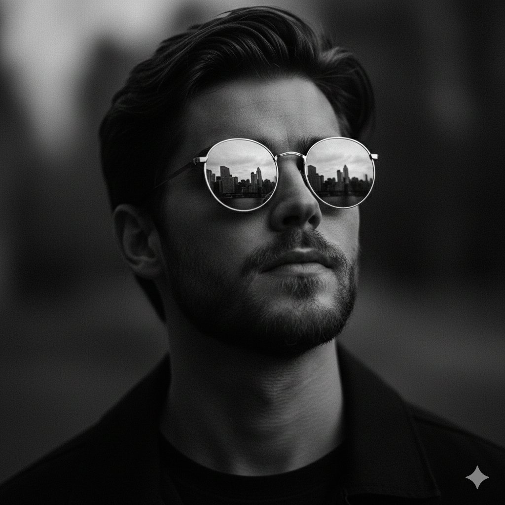 Cinematic B&W City Portrait preview