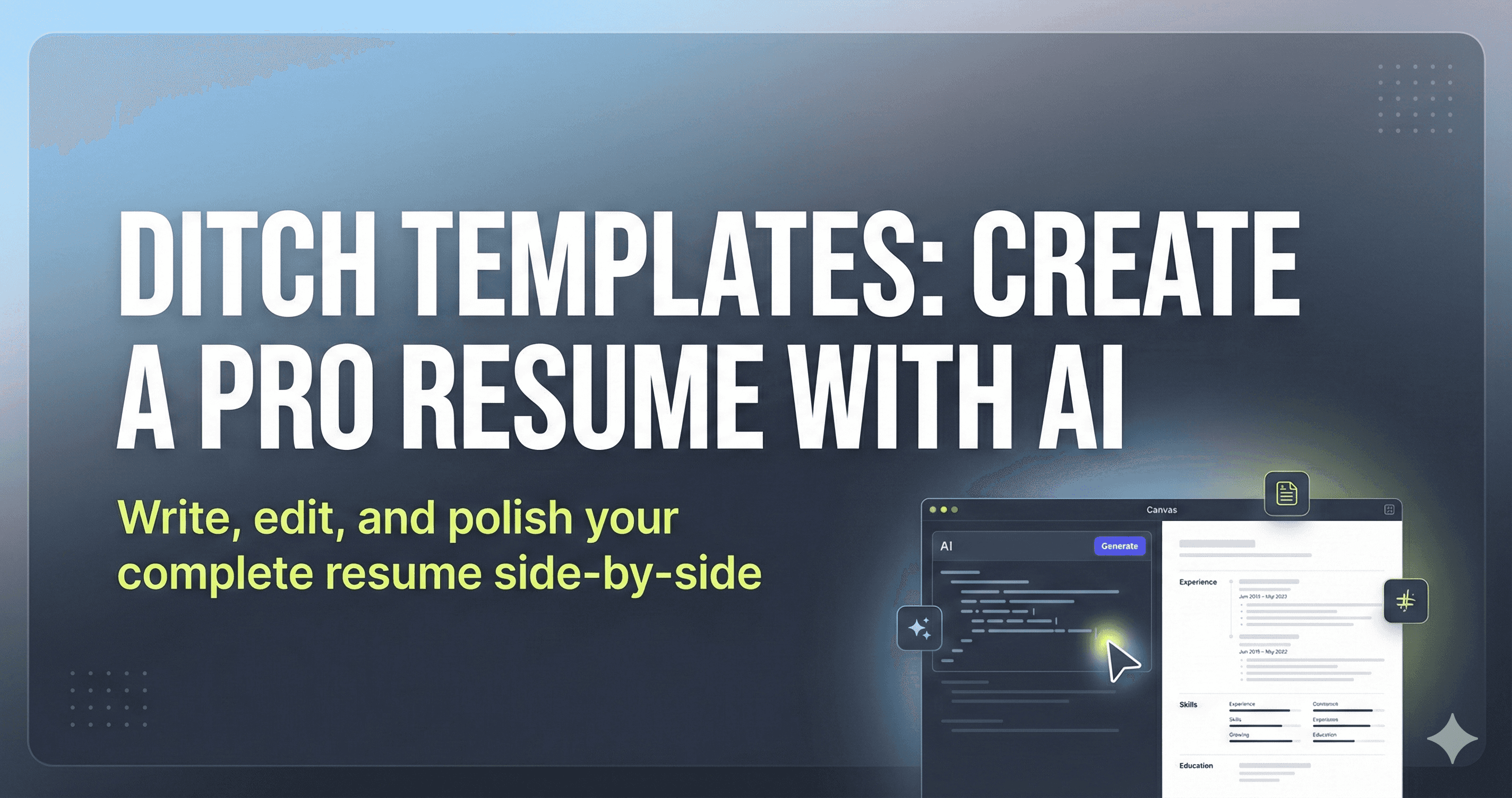 Create a Perfect Resume with ChatGPT Canvas