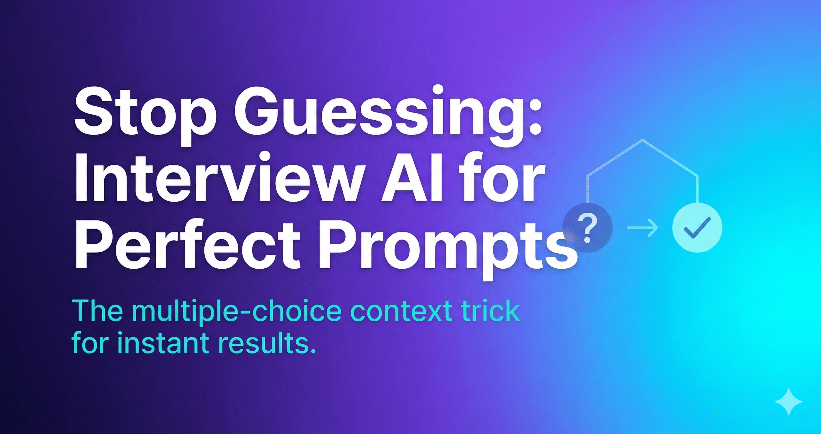 Better AI Outputs: The Simple Multiple Choice Prompt Fix